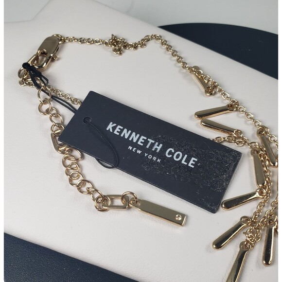 Vintage Kenneth Cole New York Dangle Bars Dangle Bars 24" Necklace w/6" Tassel - Picture 14 of 16